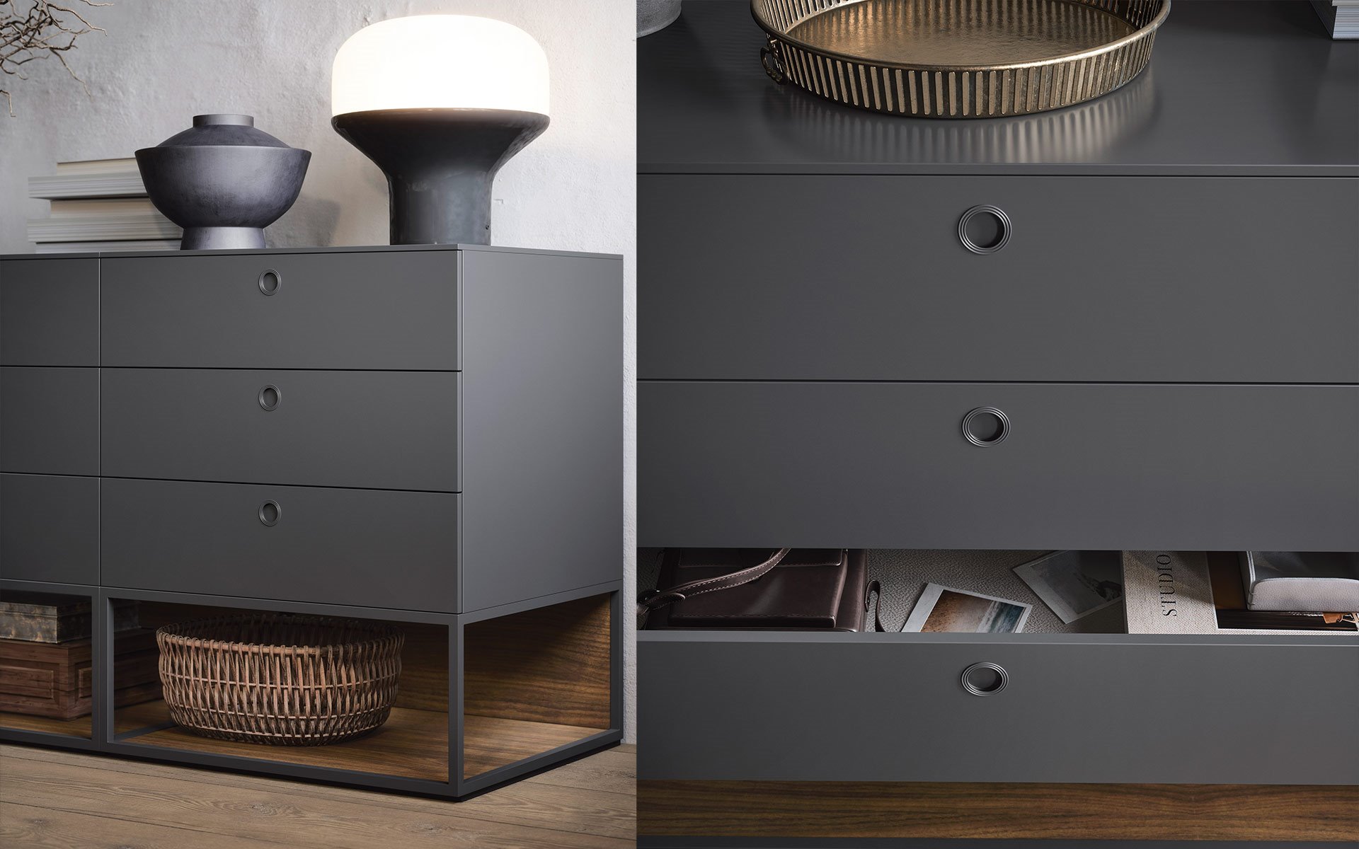 Nachtkastje Ladekast Squars BedHabits 1